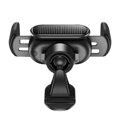 Baseus Car Mount Steel Cannon Pro Solar Electric phone holder fits from 5.4 to 6.7 inch, Black (SUGP010001)