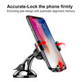 Baseus Car Mount Osculum Type Gravity Black/Silver (SUYL-XP0S)