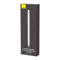 Baseus Tablet Tool Active Stylus Pen Wireless Charging with LED Indicator + Active Replaceable Tip for iPad, White (SXBC020002)