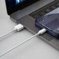 Baseus Lightning Simple Wisdom cable (2pcs/set) 2.4A 1.5m White (TZCALZJ-02)