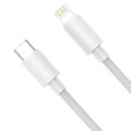 Baseus Lightning Simple Wisdom cable (2pcs/set) PD 20W 5A 1.5m White (TZCATLZJ-02)