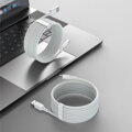 Baseus Type-C Simple Wisdom cable (2pcs/set) 5A 1.5m White (TZCATZJ-02)