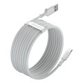 Baseus Type-C Simple Wisdom cable (2pcs/set), 5A, 1.5m, White (TZCATZJ-02) - ONLY BOX DAMAGE