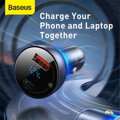 Baseus Car Charger Set Particular Digital Display PPS QC U+C (60W C+C cable 1m) 45W Black TZCCKX-0G