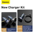 Baseus Car Charger Set Particular Digital Display PPS QC U+C (60W C+C cable 1m) 45W Black TZCCKX-0G
