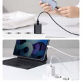 Baseus Travel Charger set Super Si 1C QC (With Simple Wisdom Cable Type-C to Lightning 1m) 20W EU White (TZCCSUP-B02)