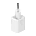 Baseus Travel Charger set Super Si 1C QC (With Simple Wisdom Cable Type-C to Lightning 1m) 20W EU White (TZCCSUP-B02)