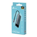 TP-Link Adapter HUB UH5020C Type-C to 2xType-C, 3xUSB 3.0, HDMI 4K 60Hz, Black EU