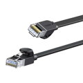 Baseus Network Cable High Speed (CAT6) of RJ45 (flat cable) 1 Gbps, 2m Black (WKJS000101)