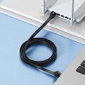 Baseus Network Cable High Speed (CAT6) of RJ45 (flat cable) 1 Gbps, 2m Black (WKJS000101)