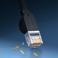 Baseus Network Cable High Speed (CAT6) of RJ45 (flat cable) 1 Gbps, 2m Black (WKJS000101)