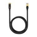Baseus Network Cable High Speed (CAT7) of RJ45 (round cable) 10 Gbps 1.5m Black (WKJS010201)