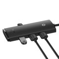 Baseus HUB Lite Series 4-in-1 adapter (USB-A to 4xUSB-A 3.0 5Gb/s) cable 2m, Black (WKQX030201)