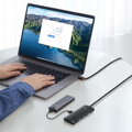 Baseus HUB Lite Series 4-in-1 adapter (Type-C to 4xUSB-A 3.0 5Gb/s) cable 2m, Black (WKQX030501)