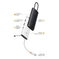 Baseus HUB Lite Series 5-in-1 Multifunctional (Type-C to 2x USB 3.0 / Type-C / HDMI 1.4 / SD/TF) Black (WKQX050001)