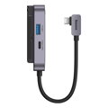Baseus HUB for Smartphones and Tablets PadJoy 6-in-1 (USB 3.0, HDMI 2.0 4K 30Hz, Type-C female 100W, SD/TF reader, 3.5 mm Jack Socket) with Type-C output, Gray (WKWJ000113)