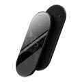 Baseus Wireless Charger Digital LED Display, Dual charging platform, with Type-C cable, 20W Black (WXSX010101)