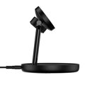 Baseus Wireless Charger Swan stand 3-in-1 Magnetic charger with TypeC cable 15W, 1m Black (WXTE000101)