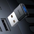 Baseus HUB BA04 mini Bluetooth 5.0 adapter USB receiver computer transmitter Black (ZJBA000001)