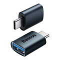 Baseus Converter Ingenuity Series Mini OTG Adaptor USB-A 3.1 Female to Type-C Male Blue (ZJJQ000003)