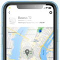 Baseus Home Intelligent T2 keychain mini wireless key and other object finder white (ZLFDQT2-02)