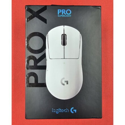 [Outlet Grade A] Logitech Mouse Wireless PRO X Superlight Lightspeed Gaming White EU (910-005942)