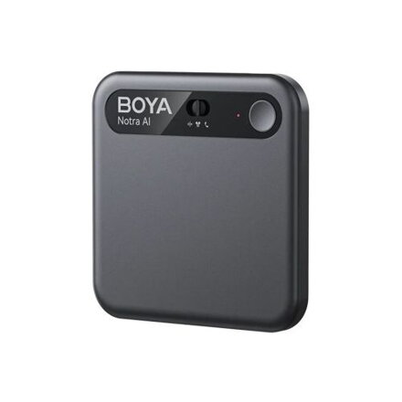 BOYA Notra AI Powered Audio Transcripter, Summanizer and Wireless Note Recorder, 64GB, Black EU