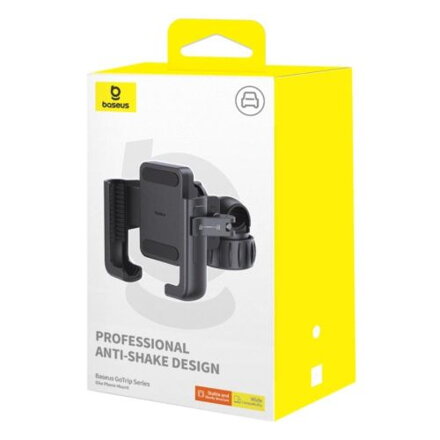 Baseus Phone Holder GoTrip Series for Bike, Scooter, Moped (5.7 - 7.2 inch), Black (C40572301111-01)