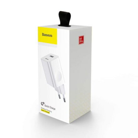 Baseus Travel Charger Quick Charger White EU (CCALL-BX02)