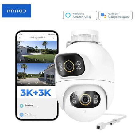 Xiaomi IMILAB EC6 Pro Floodlight Dual Outdoor Security Camera 3K+3K White EU CMSXJ68A3K
