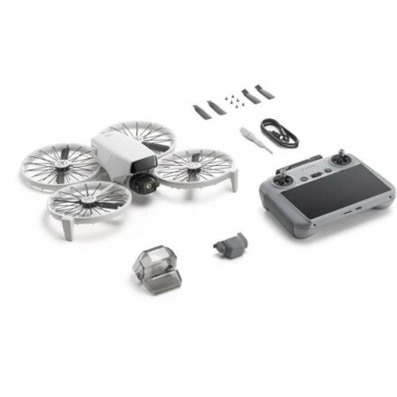 DJI Drone Flip with 48 MPx 100 fps Camera with DJI RC2 Remote Controller, Light Gray EU (CP.FP.00000180.01)