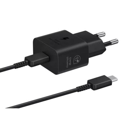 Samsung Travel Charger 25W EP-T2510X PD 3.0 with Type-C to Type-C cable (1m) Black EU (EP-T2510XBEGEU)