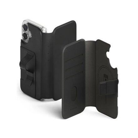 Ringke iPhone 17 Case Folio Grip Wallet Magnetic Black