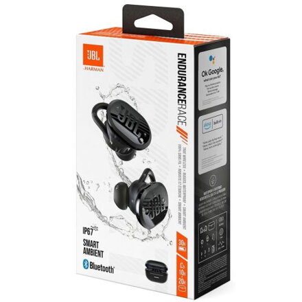 JBL Endurance Race Bluetooth In-Ear Wireless Active Headphones Black EU
