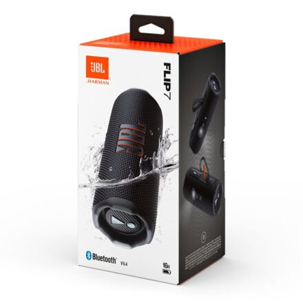 JBL Flip 7 Bluetooth Wireless Speaker Black EU