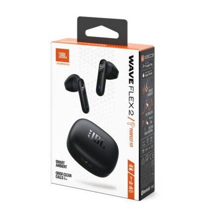 JBL Wave Flex 2 TWS Bluetooth Wireless In-Ear Earbuds Black EU