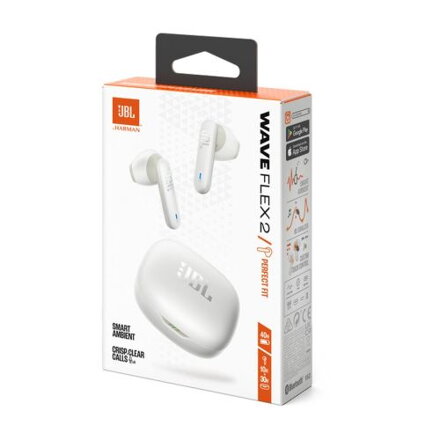 JBL Wave Flex 2 TWS Bluetooth Wireless In-Ear Earbuds White EU