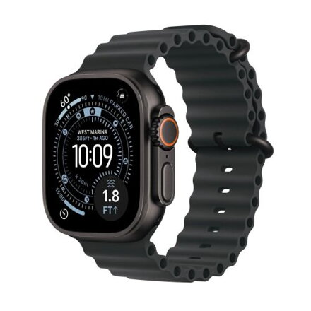 Apple Watch Ultra 3 (2025) GPS + Cellular 5G 49mm Black Titanium Case with Black Ocean Band EU MF0J4