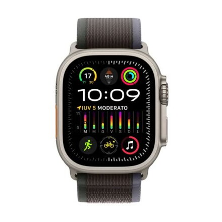 Apple Watch Ultra 2 GPS + Cellular 49mm Titanium case with Trail Loop M/L Blue/ Black EU MRF63