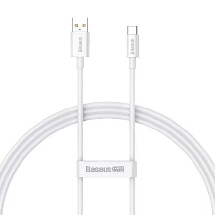 Baseus USB - Type-C Superior Series 480Mbps 100W, 1,5m, White (P10320102214-02)