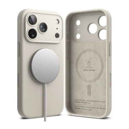 Ringke iPhone 17 Pro Max Case Silicone Magnetic Stone