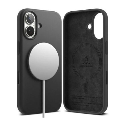 Ringke iPhone 17 Case Silicone Magnetic Black