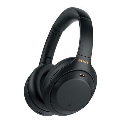 Sony WH-1000XM4 Bluetooth Wireless Over-ear Headphones, BT 5.0, Noise Cancelling, Black EU