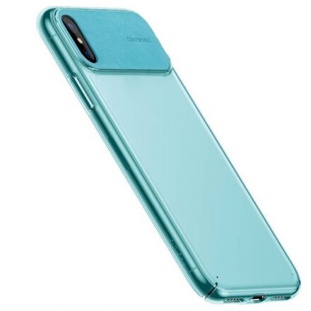 Baseus iPhone Xs Max case Comfortable case Cyan (WIAPIPH65-SS13)