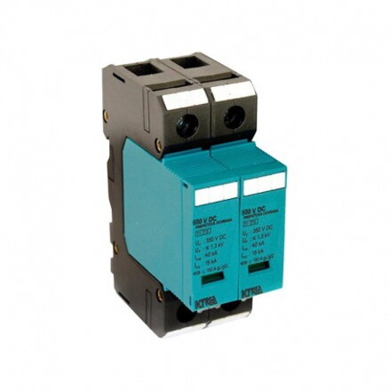Zvodič prepätia - Kiwa POPV II 2 F 600 V DC (Typ 2)