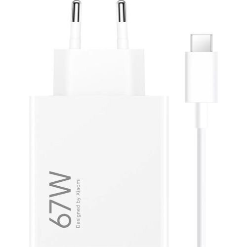 Xiaomi Travel Charger HyperCharge Combo Type-A 67W White EU BHR9465EU Xiaomi Travel Charger HyperCharge Combo Type-A 67W White EU BHR9465EU