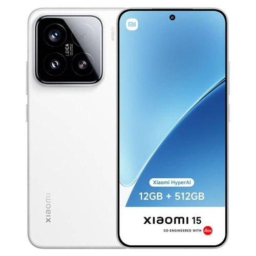 Xiaomi 15 5G 12GB RAM 512GB No Charger White EU Xiaomi 15 5G 12GB RAM 512GB No Charger White EU