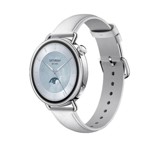 Xiaomi Watch S4 41mm White Leather Strap EU BHR07VUGL