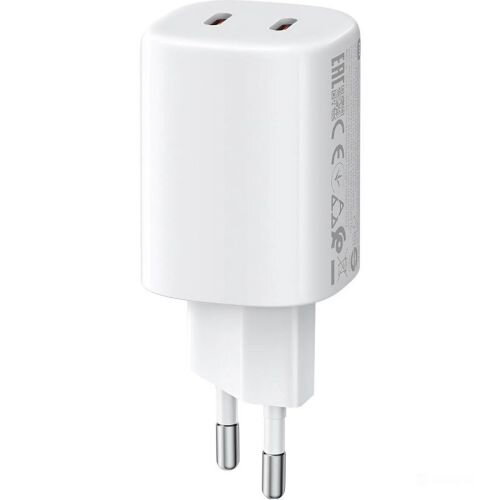 Xiaomi Mi Travel Charger Nano Turbo GaN Fast Charger 2C(C+C) 45W White EU BHR087OEU