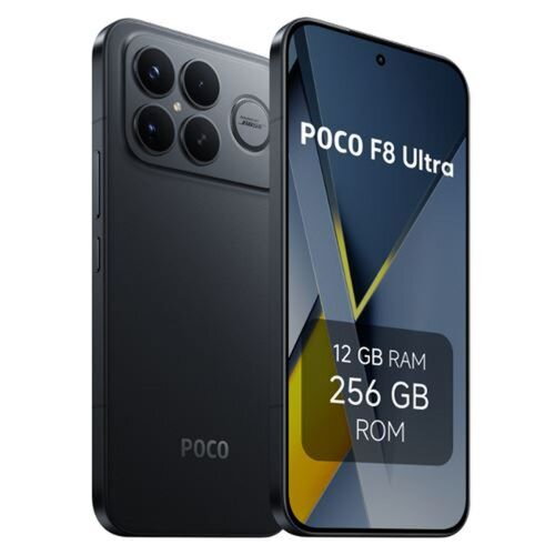 Xiaomi Poco F8 ULTRA 5G Dual SIM 12GB RAM 256GB No Charger Black EU